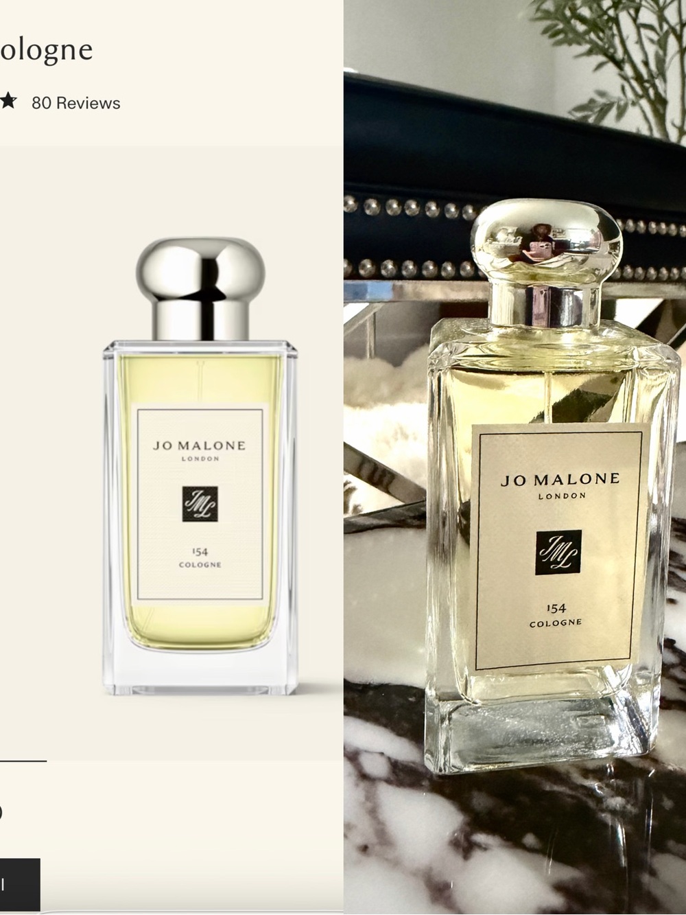 Brand New Jo Malone 154 Cologne Perfume